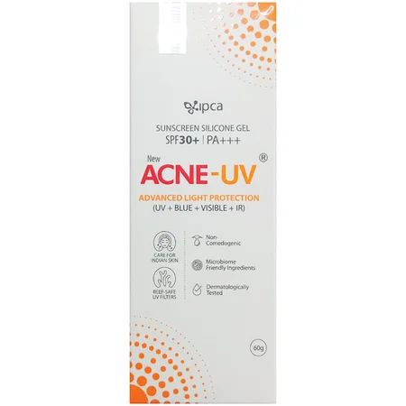 Acne-UV New Advance Light Protection SPF30+ Sunscreen Gel, 60 gm