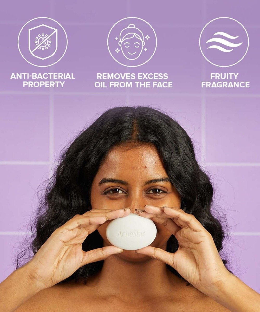 Acnestar Soap 75 gm | Benzoyl Peroxide | For Acne Treatment, Pack of 1 Acnestar Soap 75 gm | Benzoyl Peroxide | For Acne Treatment, Pack of 1