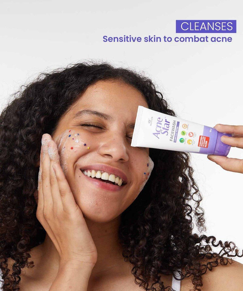 Acnestar Face Wash 50 gm | Anti Acne Face Wash | For Oily & Acne Prone Skin, Pack of 1 Acnestar Face Wash 50 gm | Anti Acne Face Wash | For Oily & Acne Prone Skin, Pack of 1