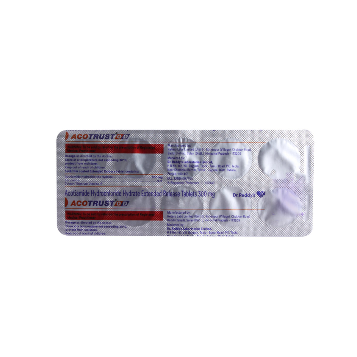 Acotrust OD 300 Tablet 10's, Pack of 10 TABLETS Acotrust OD 300 Tablet 10's, Pack of 10 TABLETS