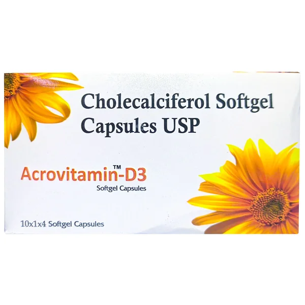 Acrovitamin-D3 Softgel Capsule 4's