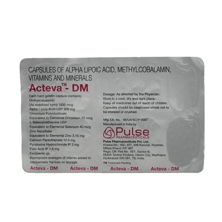 Acteva-DM Tablet 10's