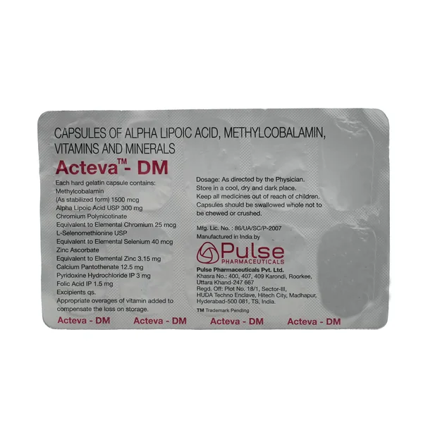 Acteva-DM Tablet 10's