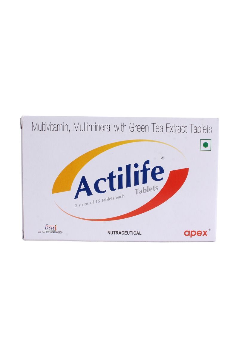 Actilife Tablet 15's Price, Uses, Side Effects, Composition Apollo