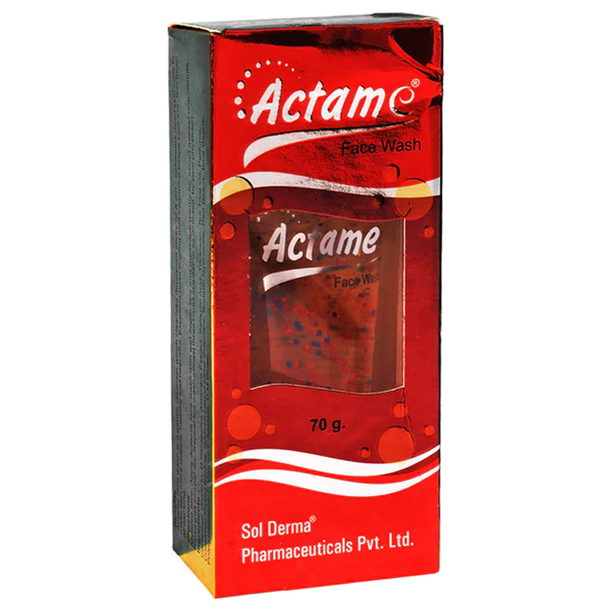 Actame Face Wash 70 gm | Gentle Face Cleanser | Clear Excess Oil, Dirt, Dead Skin Cells | For Oily & Acne Prone Skin, Pack of 1 Actame Face Wash 70 gm | Gentle Face Cleanser | Clear Excess Oil, Dirt, Dead Skin Cells | For Oily & Acne Prone Skin, Pack of 1