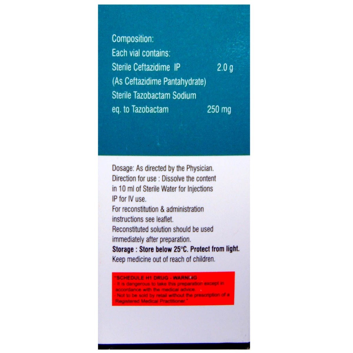 Actacrez 2.25gm Injection, Pack of 1 INJECTION Actacrez 2.25gm Injection, Pack of 1 INJECTION