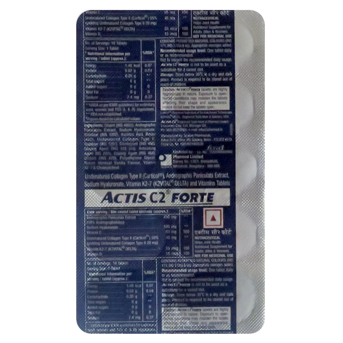 Actis C2 Forte Tablet 10's, Pack of 10 Actis C2 Forte Tablet 10's, Pack of 10