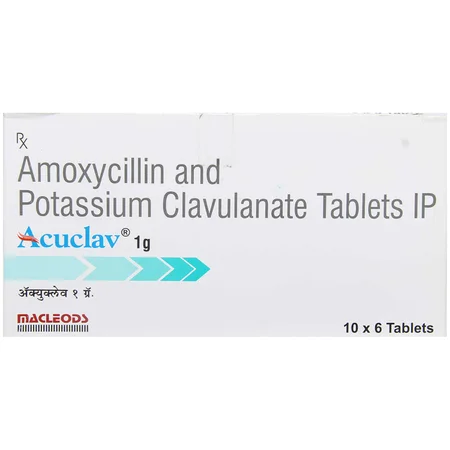 Acuclav 1 gm Tablet 6's