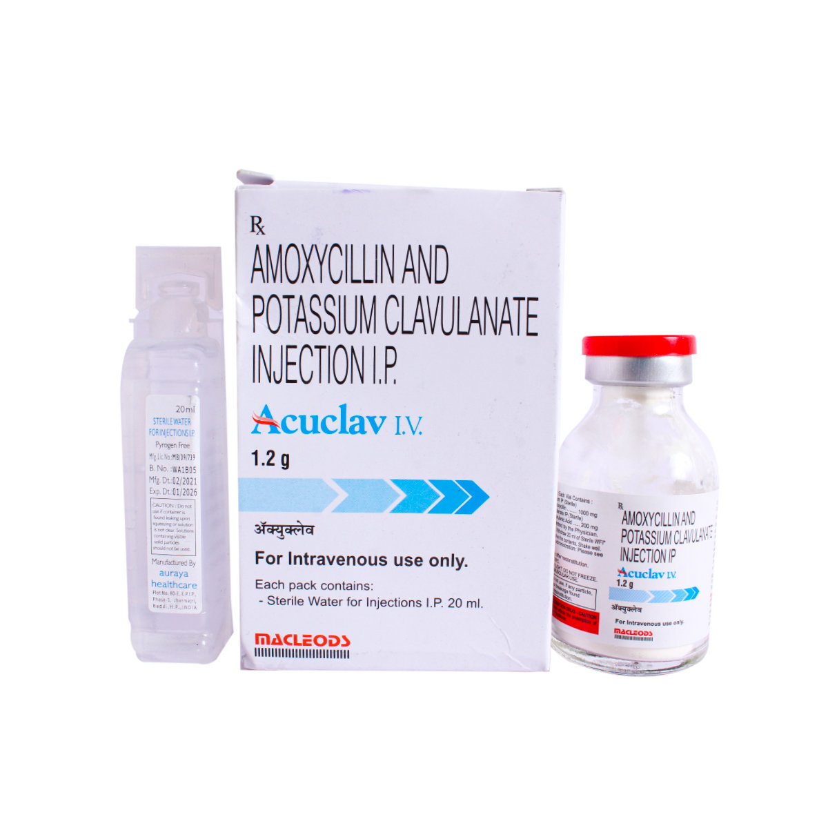 Acuclav 1.2 gm Injection 1's, Pack of 1 Injection Acuclav 1.2 gm Injection 1's, Pack of 1 Injection