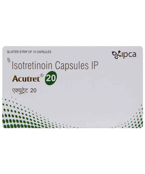 Acutret 20 Capsule 10's, Pack of 10 CAPSULES