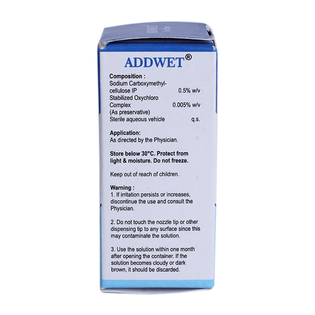 Addwet Eye Drop 10 ml Price, Uses, Side Effects, Composition Apollo