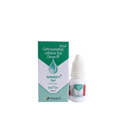 Addwet Gel 1%W/V Eye Drops 10ml, Pack of 1 Eye Drops