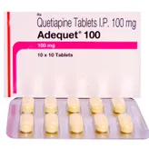 Adequet 100 Tablet 10's, Pack of 10 TabletS