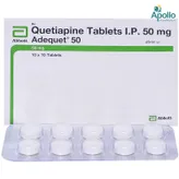 Adequet 50 Tablet 10's, Pack of 10 TabletS