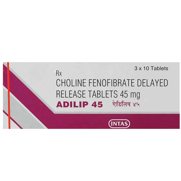 Adilip 45 Tablet 10's, Pack of 10 TABLETS