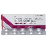 Adilip 45 Tablet 10's, Pack of 10 TABLETS