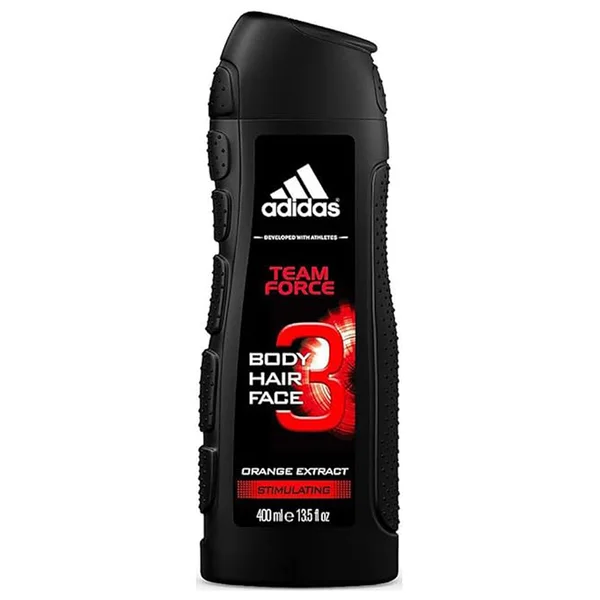 Adidas Team Force 3 In 1 Body Wash, 400 ml
