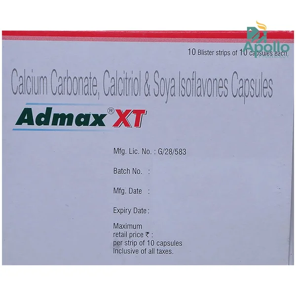 Admax XT Capsule 10's, Pack of 10 CAPSULES