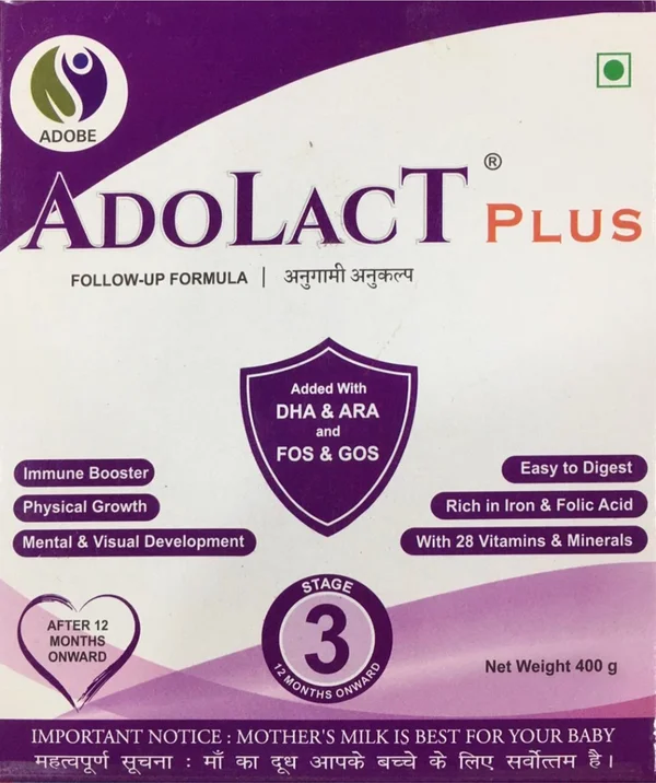 Adolact Plus Stage 3 (After 12 Months) Powder 400 gm