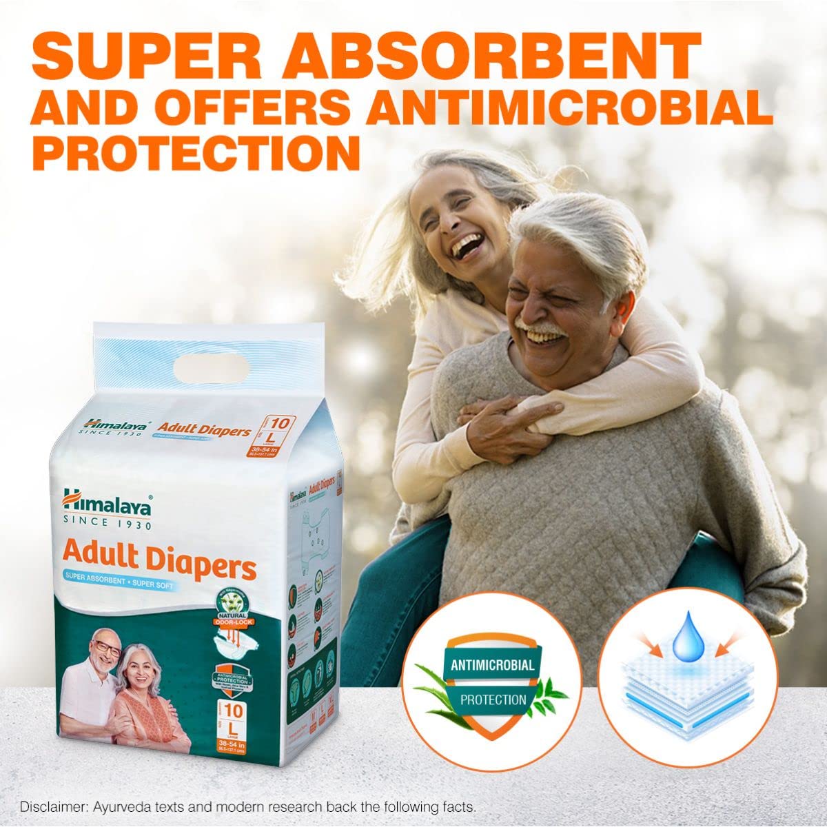 Himalaya Adult Diapers Large, 10 Count, Pack of 1 Himalaya Adult Diapers Large, 10 Count, Pack of 1