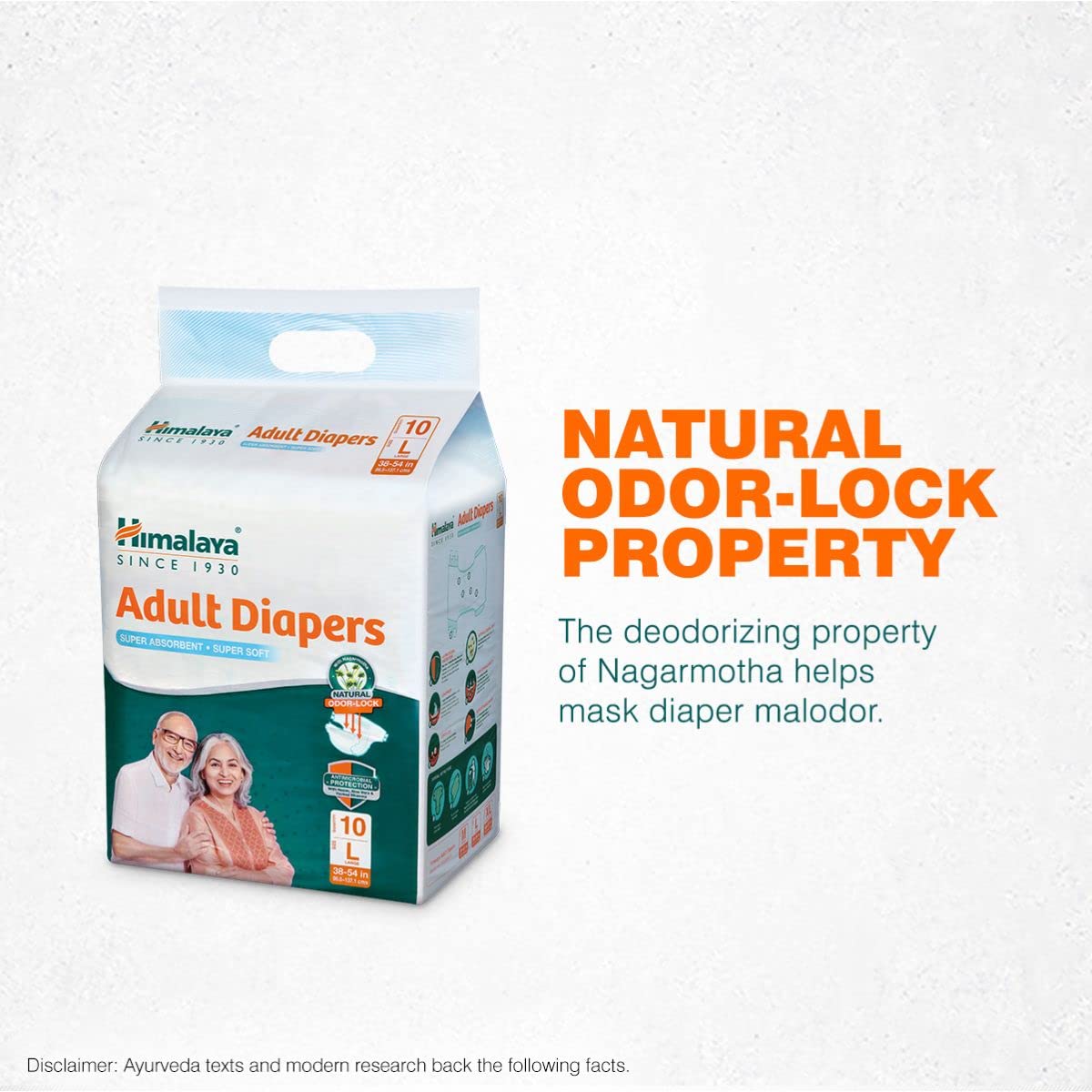 Himalaya Adult Diapers Large, 10 Count, Pack of 1 Himalaya Adult Diapers Large, 10 Count, Pack of 1