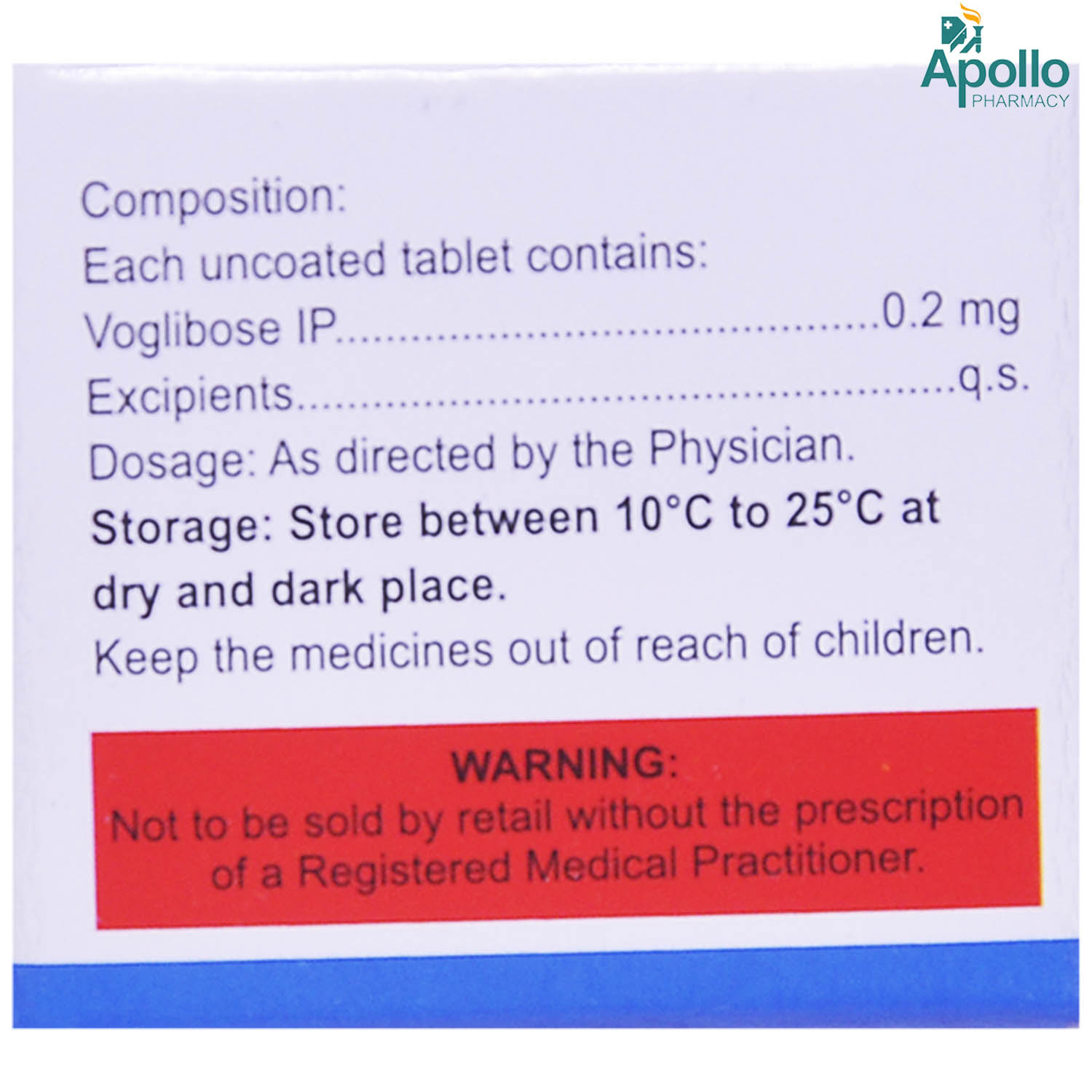 Advog 0.2 Tablet 10's, Pack of 10 TABLETS Advog 0.2 Tablet 10's, Pack of 10 TABLETS
