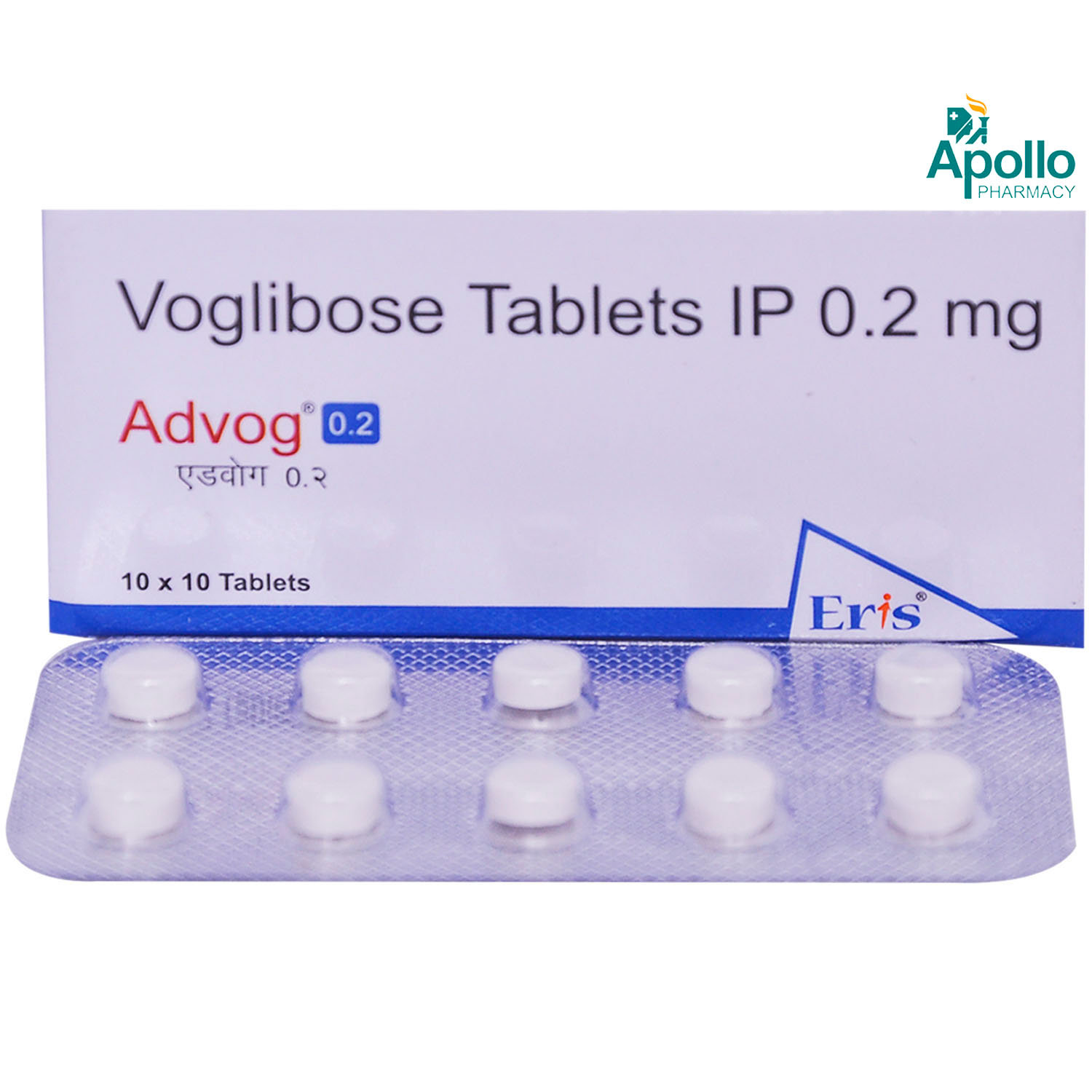 Advog 0.2 Tablet 10's, Pack of 10 TABLETS Advog 0.2 Tablet 10's, Pack of 10 TABLETS