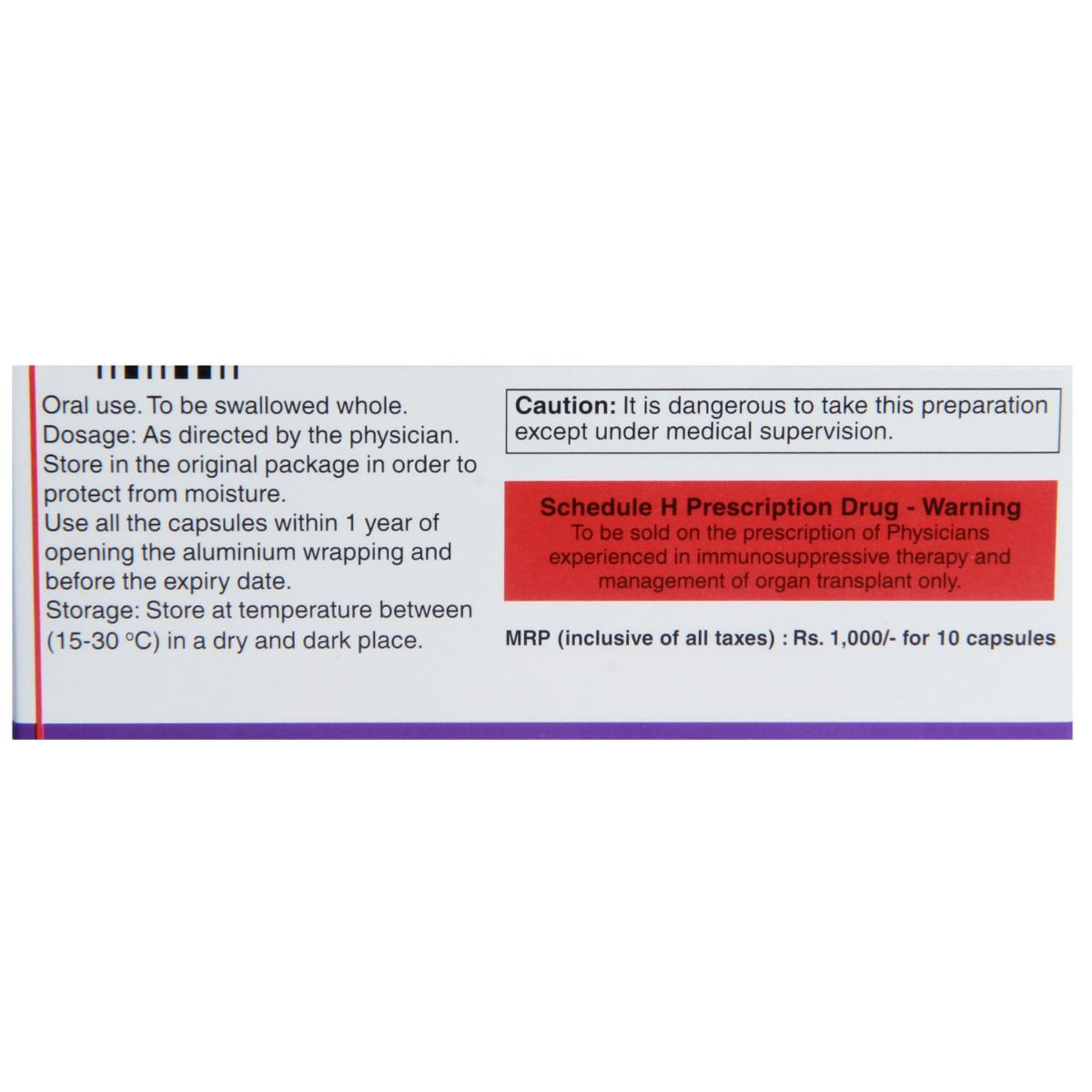 Advagraf 1mg Capsule 10's Price, Uses, Side Effects, Composition ...