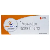 Advastat-10 Tablet 10's, Pack of 10 TABLETS