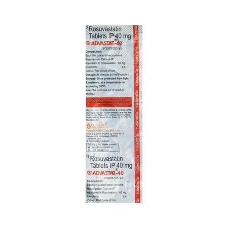 Advastat 40 mg Tablet 10's