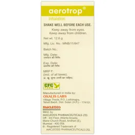 AEROTROP INHALER | Uses, Side Effects, Price | Apollo Pharmacy