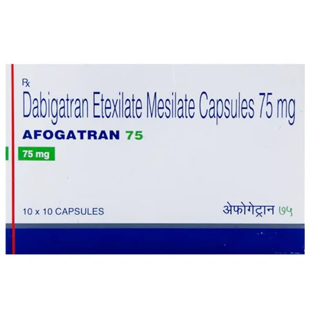 Afogatran 75 mg Capsule 10's