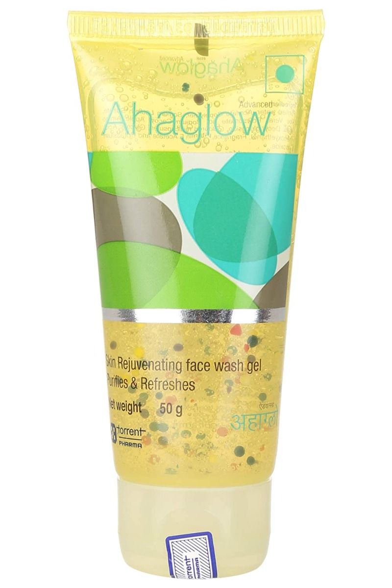 Ahaglow Skin Rejuvenating Face Wash Gel, 50 gm Price, Uses, Side