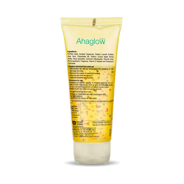 Ahaglow Skin Rejuvenating Face Wash Gel, 100 gm Price, Uses, Side