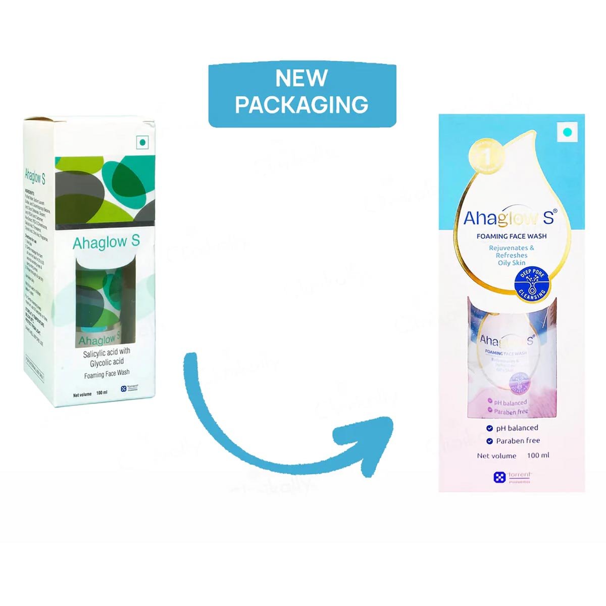 Ahaglow S Foaming Face Wash 100 ml | Salicylic Acid & Glycolic Acid, Pack of 1 Ahaglow S Foaming Face Wash 100 ml | Salicylic Acid & Glycolic Acid, Pack of 1