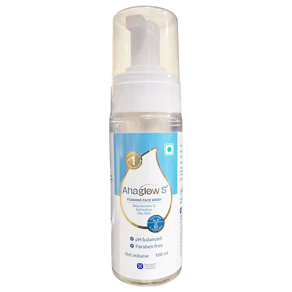 Ahaglow S Foaming Face Wash 100 ml | Salicylic Acid & Glycolic Acid, Pack of 1 Ahaglow S Foaming Face Wash 100 ml | Salicylic Acid & Glycolic Acid, Pack of 1