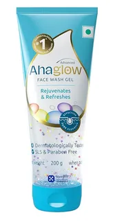 Ahaglow Skin Rejuvenating Face Wash Gel 200 gm | Removes Dead Skin Cells | Rejuventes &amp; Refreshes, Pack of 1 Gel