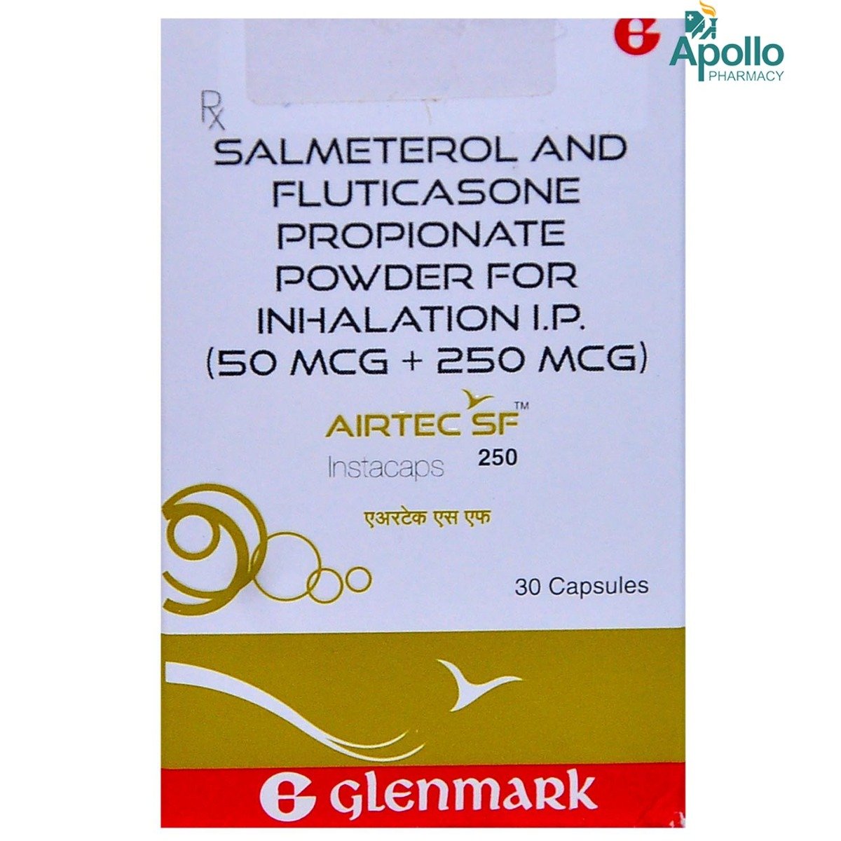 Airtec SF 250 Instacap 30's, Pack of 1 Airtec SF 250 Instacap 30's, Pack of 1