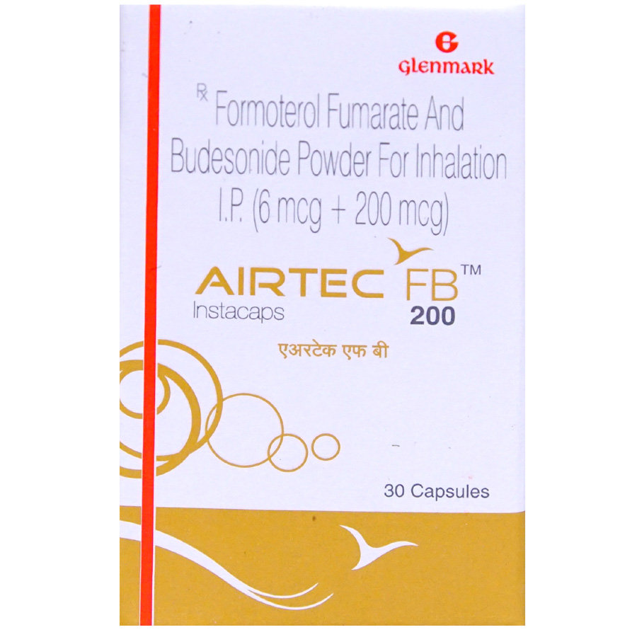 Airtec FB 200 Instacap 30's, Pack of 1 CAPSULE Airtec FB 200 Instacap 30's, Pack of 1 CAPSULE
