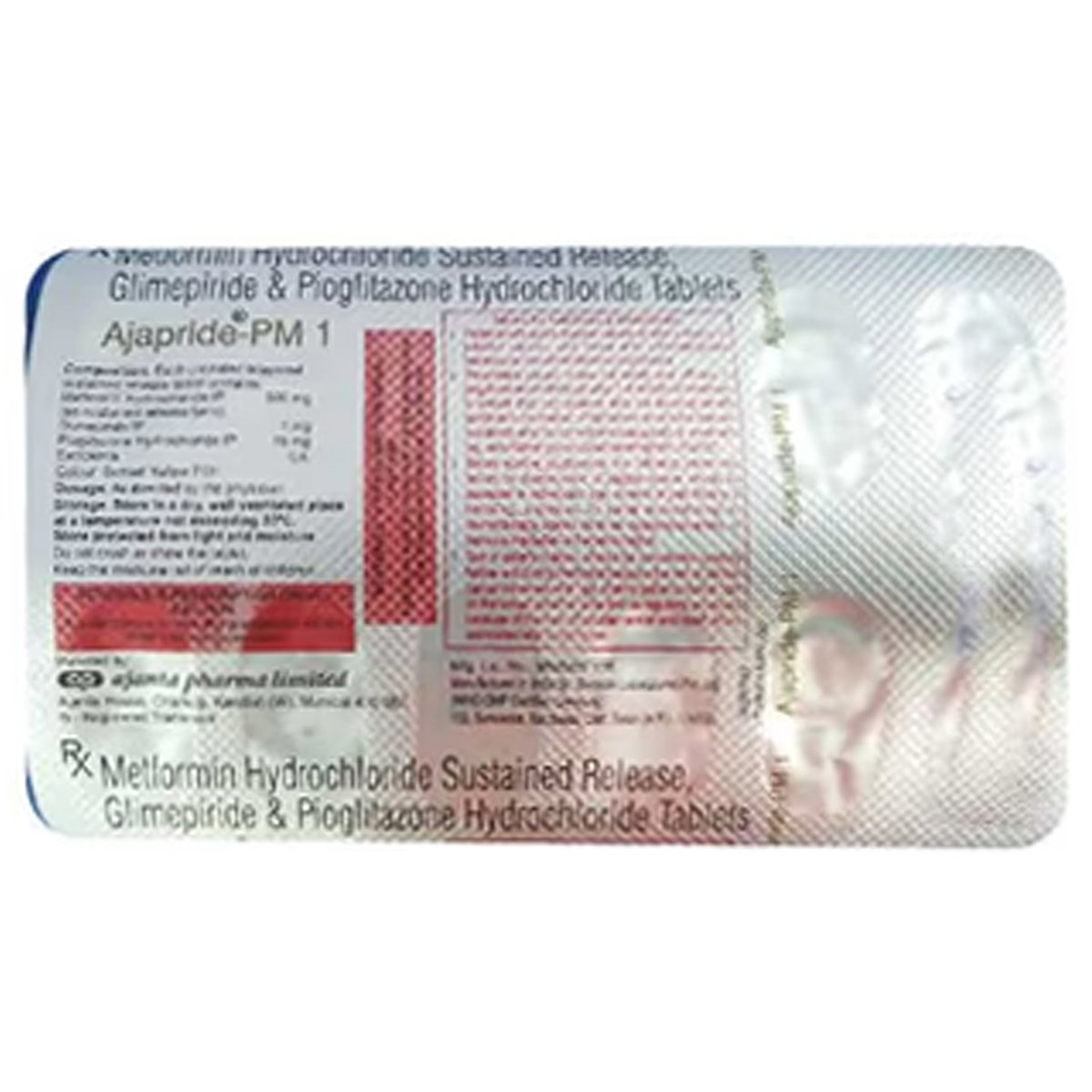 Ajapride-PM 1 Tablet 10's, Pack of 10 Ajapride-PM 1 Tablet 10's, Pack of 10