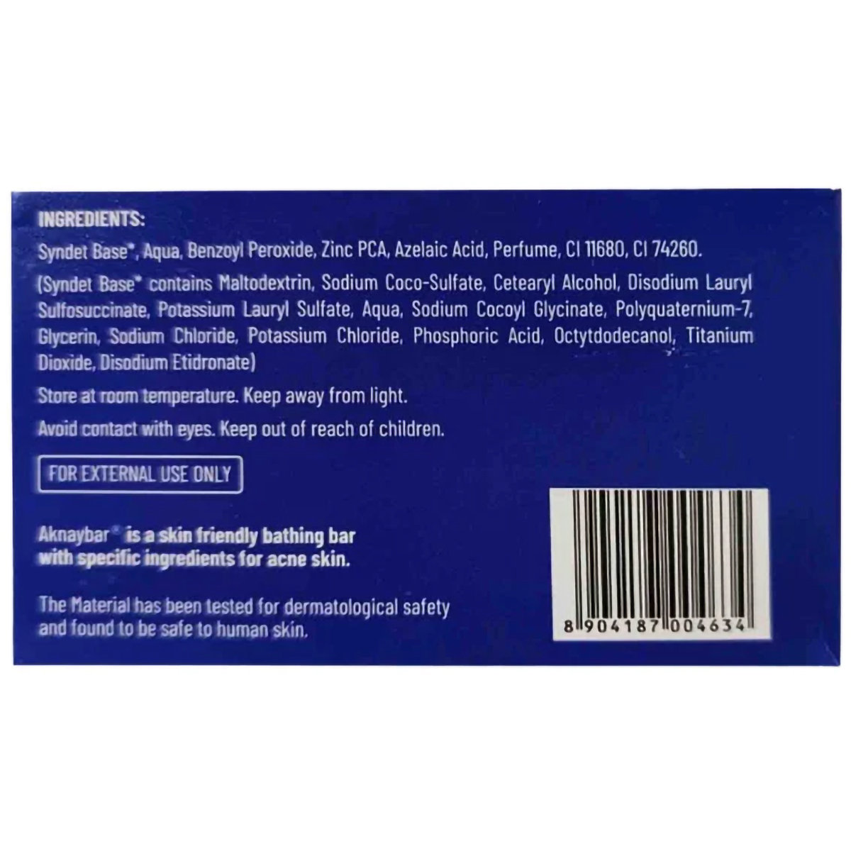 Aknaybar Soap 100 gm | Skin Friendly Bathing Bar | For Acne Skin, Pack of 1 Aknaybar Soap 100 gm | Skin Friendly Bathing Bar | For Acne Skin, Pack of 1