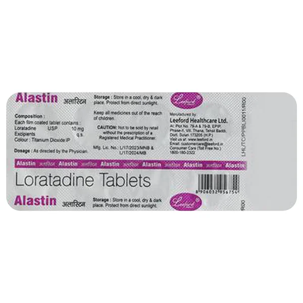 Alastin 10 mg Tablet 10's