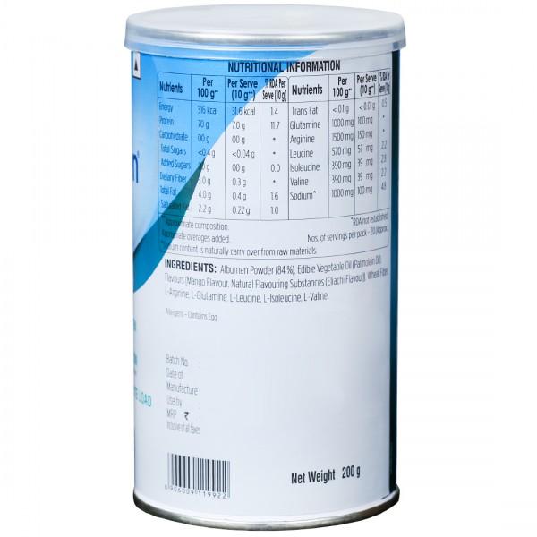 Albumen RRT Powder, 200 gm Tin, Pack of 1 Albumen RRT Powder, 200 gm Tin, Pack of 1