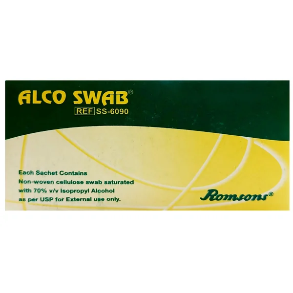 Romsons Alco Swab SS-6090 100's