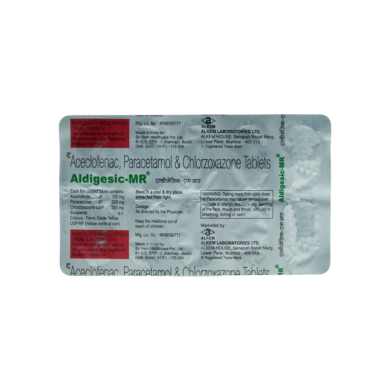 Aldigesic MR Tablet, Uses, Side Effects, Price