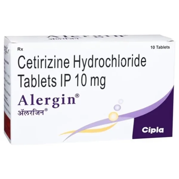 Alergin 10 mg Tablet 10's