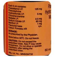 Buy Alex P Syrup online | Uses, Side Effects, Price and substitutes ...