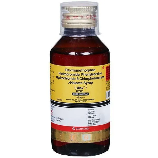 Buy Alex Syrup online | Uses, Side Effects, Price and substitutes ...
