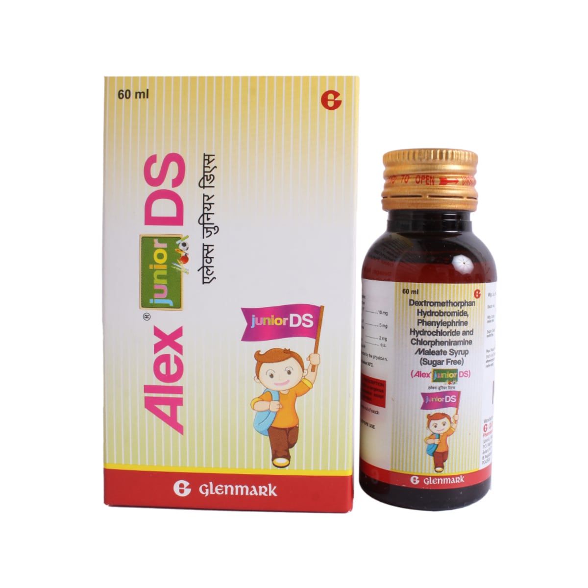 Alex Junior DS Syrup 60 ml Price, Uses, Side Effects, Composition