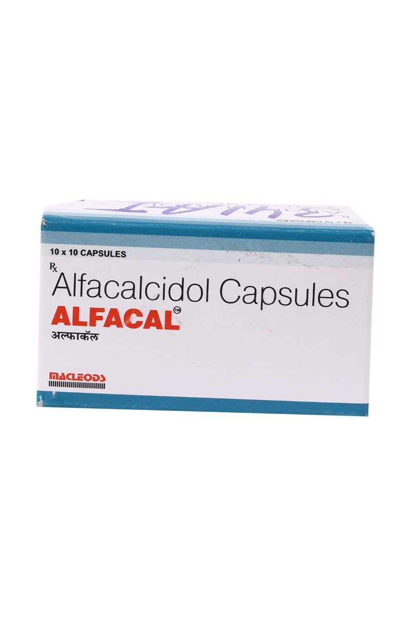 Alfacal 0.25 mcg Capsule 10's, Pack of 10 TabletS Alfacal 0.25 mcg Capsule 10's, Pack of 10 TabletS